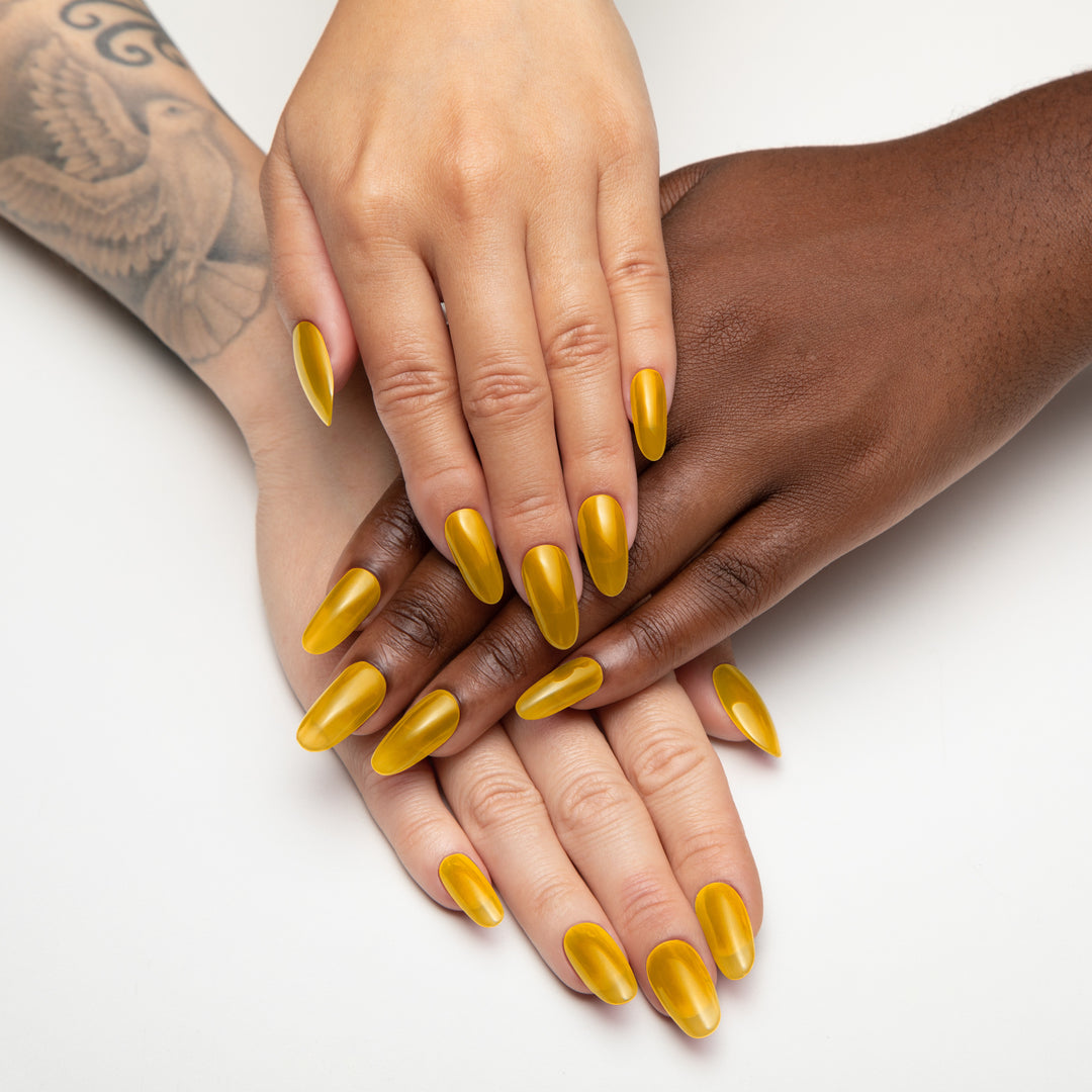 Aprés Gel Couleur HEMA &amp; TPO-free J15 Under The Tuscan Sun - on nails