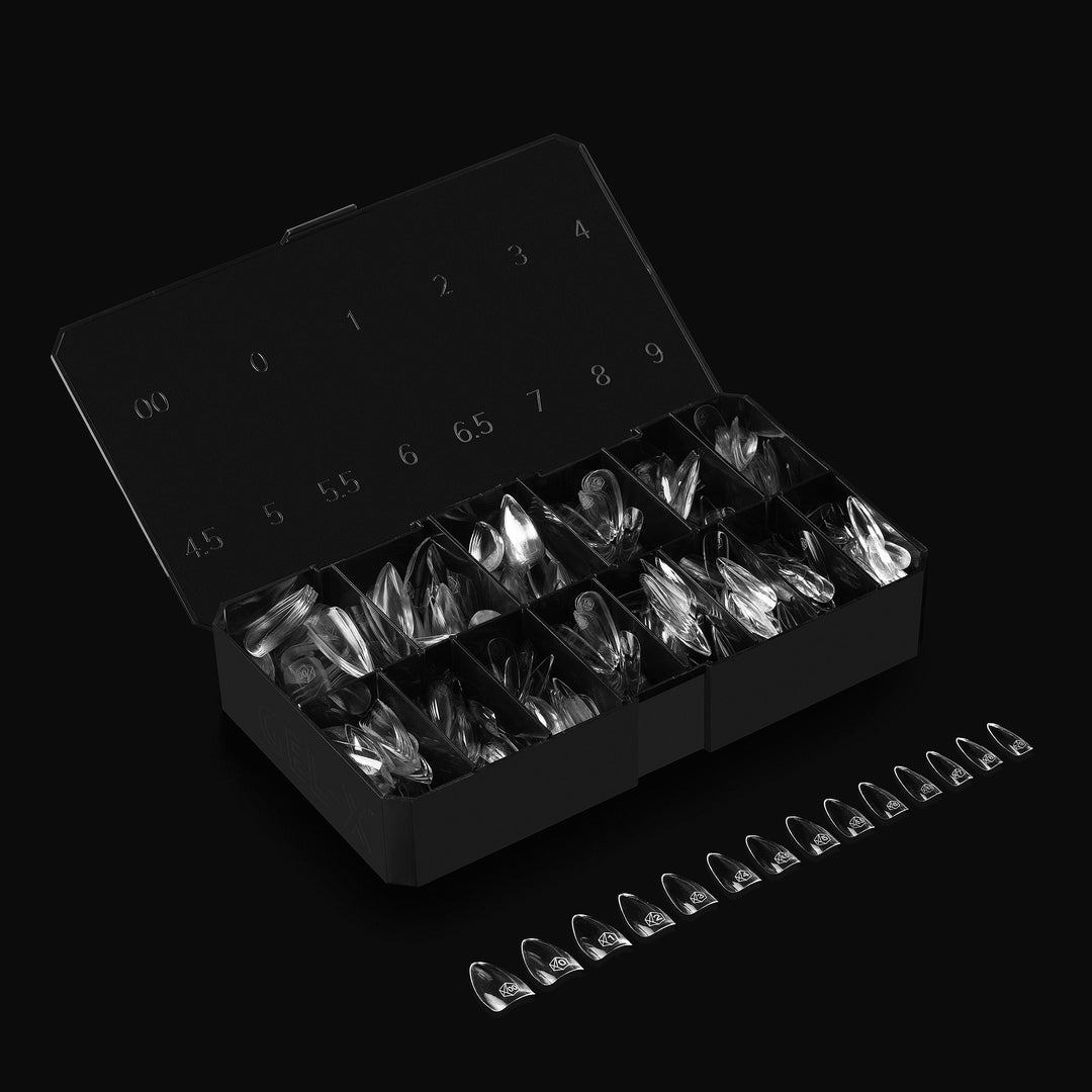 Aprés Gel-X® Natural Stiletto Short Box of Tips - Pro (600pcs) - tips
