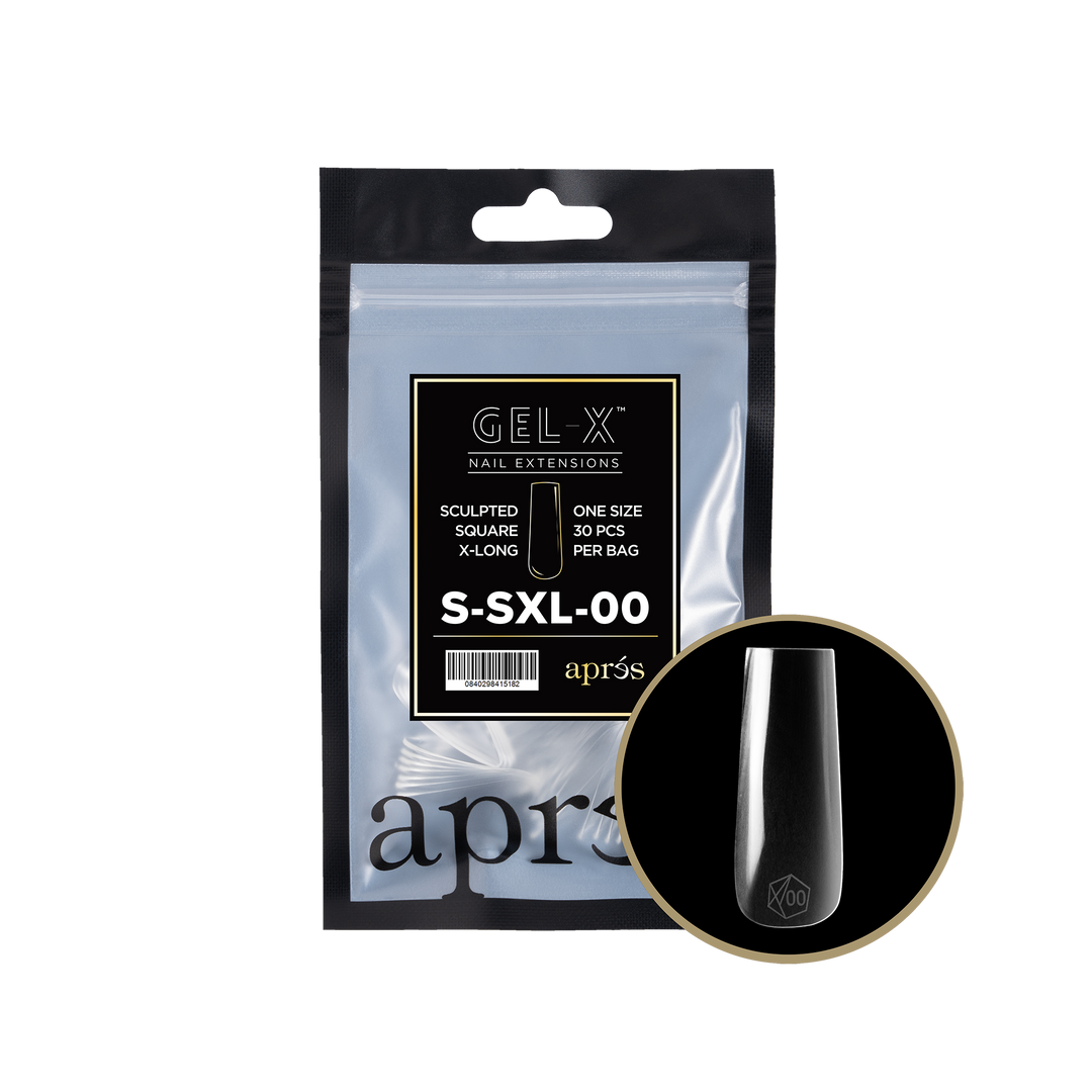 Aprés GEL-X® Sculpted Square Extra Long Refill Bag (30pcs) - Size 00