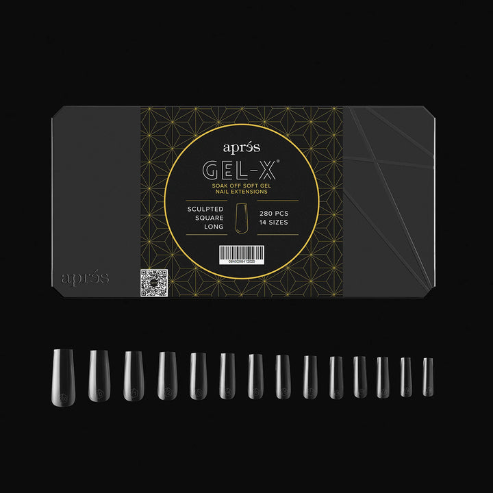 Aprés Gel-X® Sculpted Square Long Box of Tips - Mini (280pcs) - tips