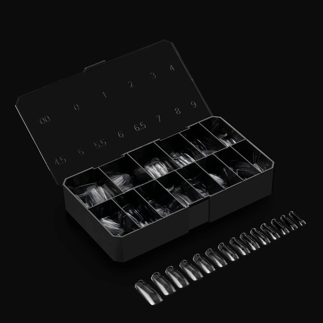 Aprés Gel-X® Sculpted Square Long Box of Tips - Mini (280pcs) - tips