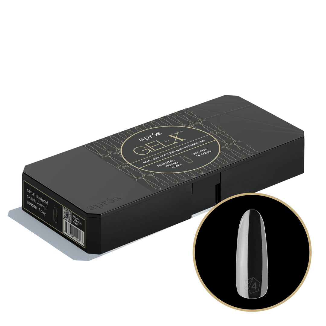 GEL-X® Sculpted Round Long Box of Tips - Mini (280pcs)