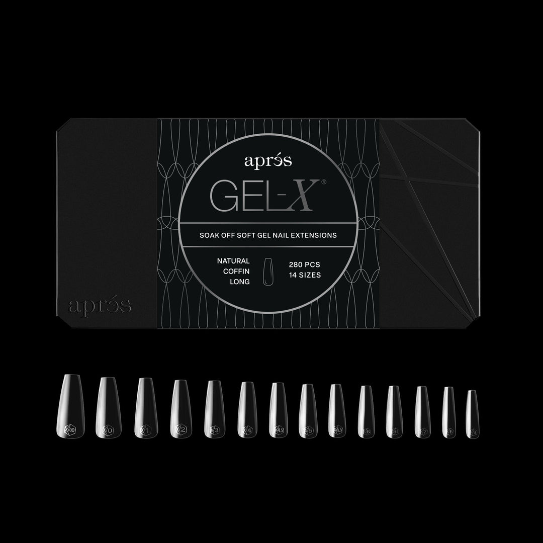 GEL-X® Natural Coffin Long Box of Tips - Mini (280pcs)