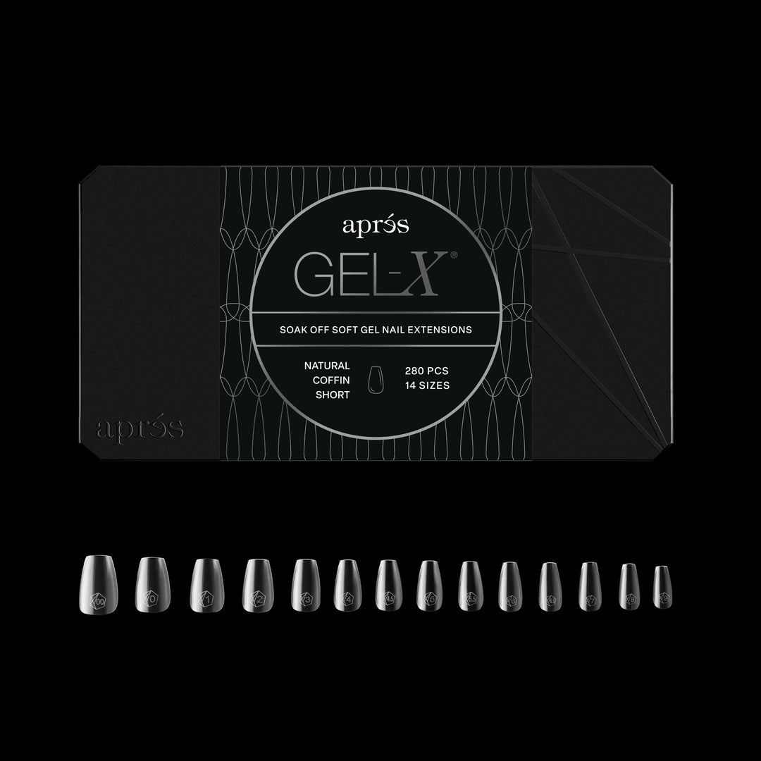 GEL-X® Natural Coffin Extra Short Box of Tips - Mini (280pcs)