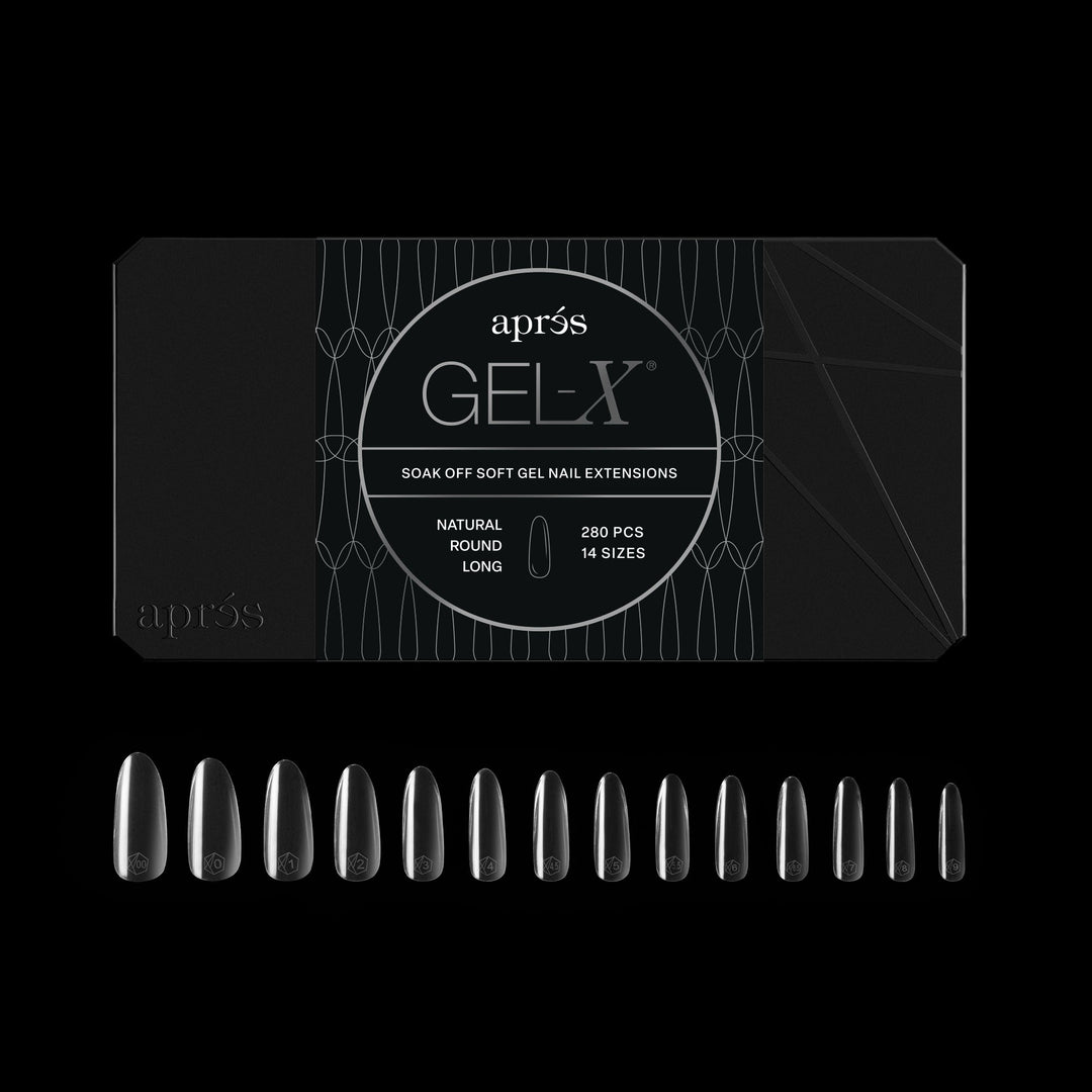 GEL-X® Natural Round Long Box of Tips - Mini (280pcs)