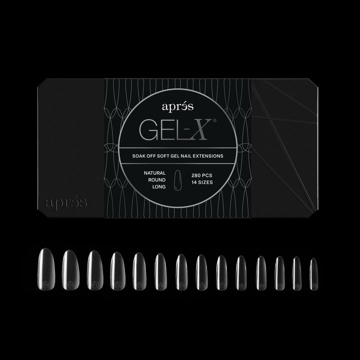GEL-X® Natural Round Long Box of Tips - Mini (280pcs)