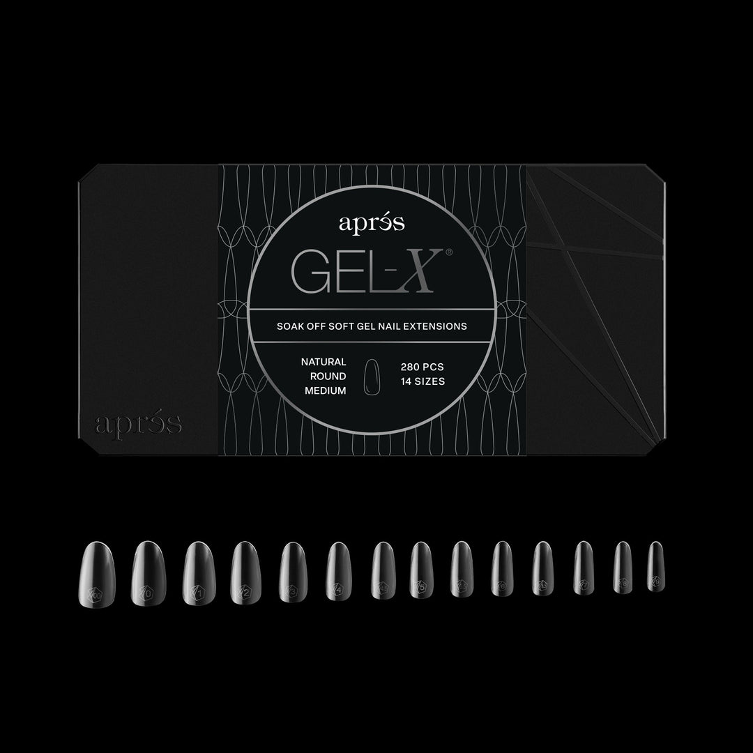 GEL-X® Natural Round Medium Box of Tips - Mini (280pcs)