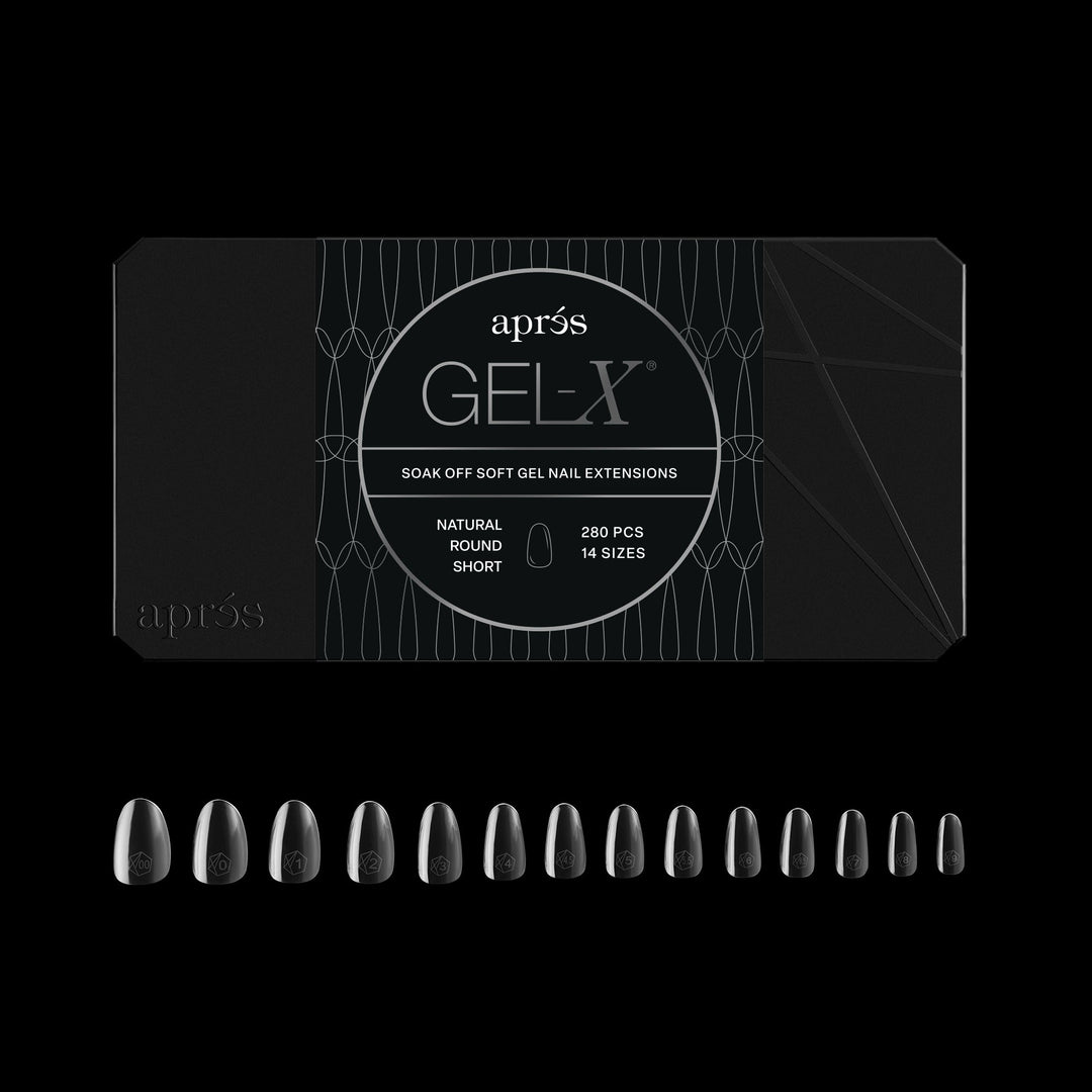 GEL-X® Natural Round Extra Short Box of Tips - Mini (280pcs)
