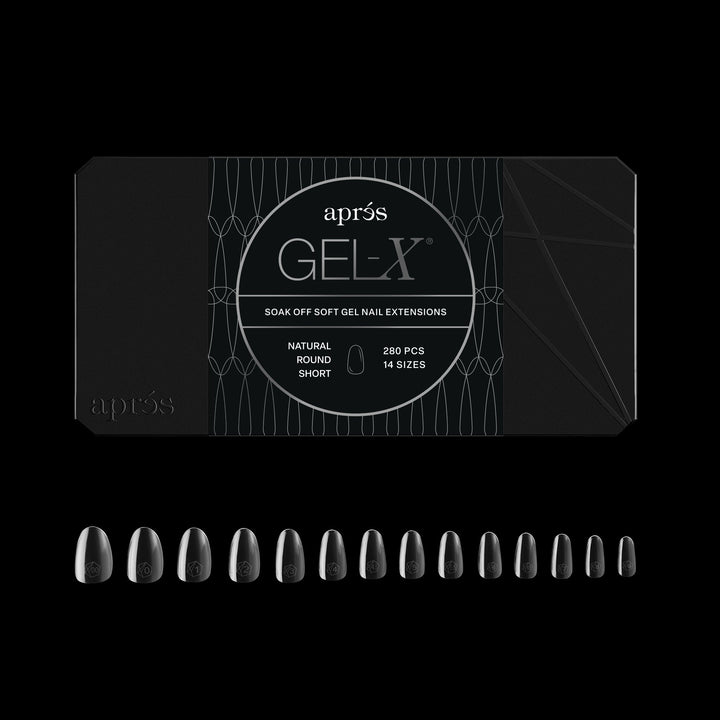 GEL-X® Natural Round Extra Short Box of Tips - Mini (280pcs)
