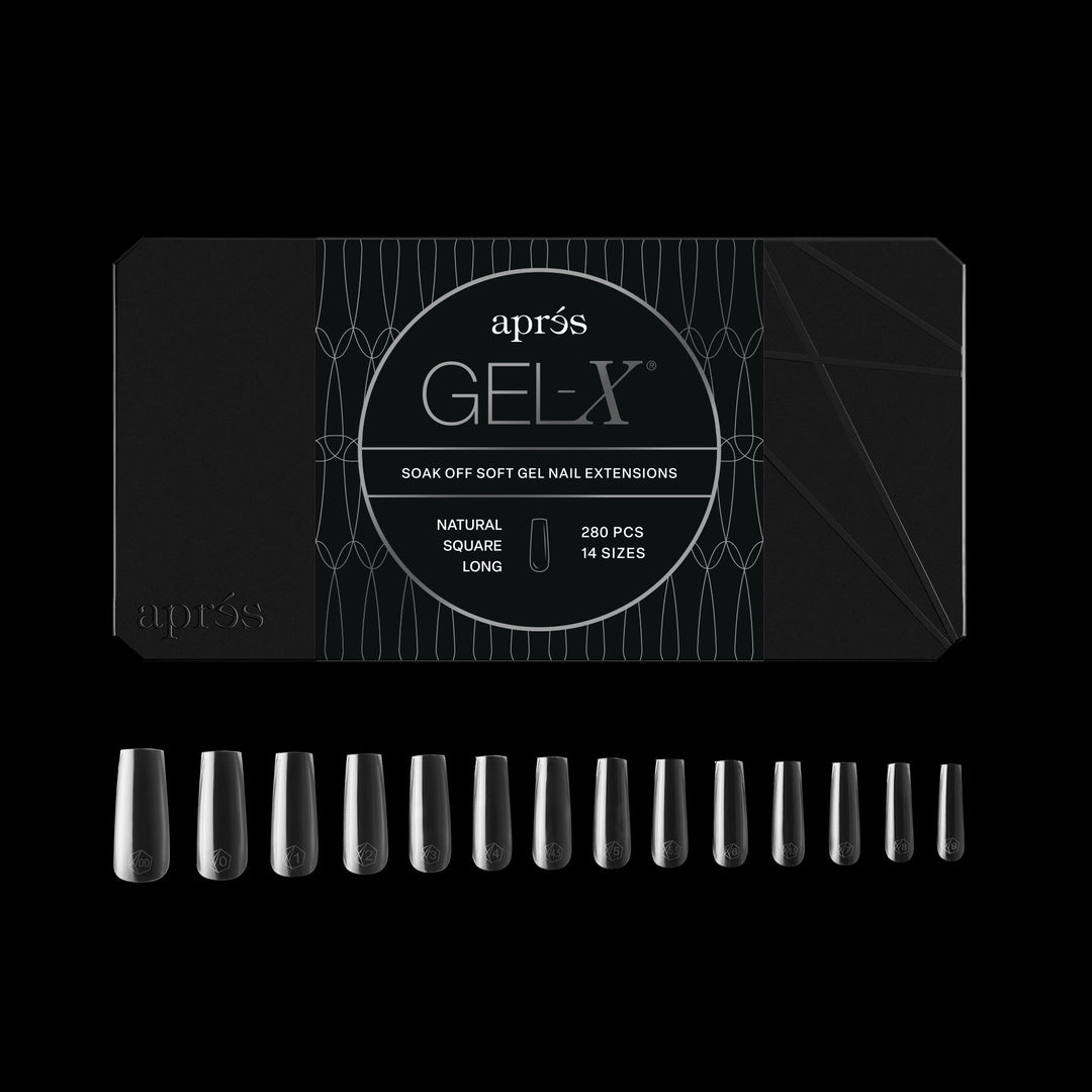 GEL-X® Natural Square Long Box of Tips - Mini (280pcs)