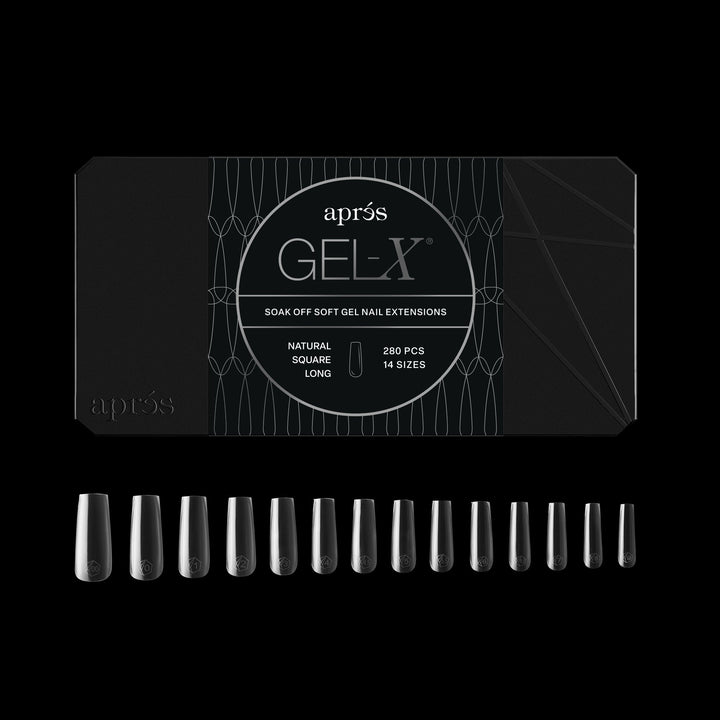 GEL-X® Natural Square Long Box of Tips - Mini (280pcs)