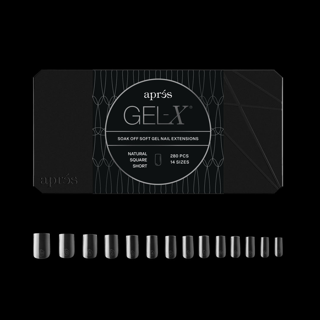 GEL-X® Natural Square Ngắn - Hộp Đầu Móng Nhỏ (280 chiếc)