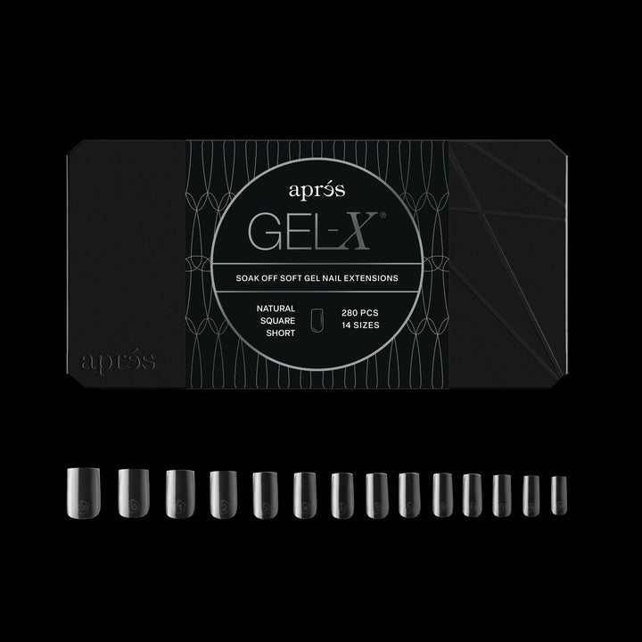 GEL-X® Natural Square Ngắn - Hộp Đầu Móng Nhỏ (280 chiếc)