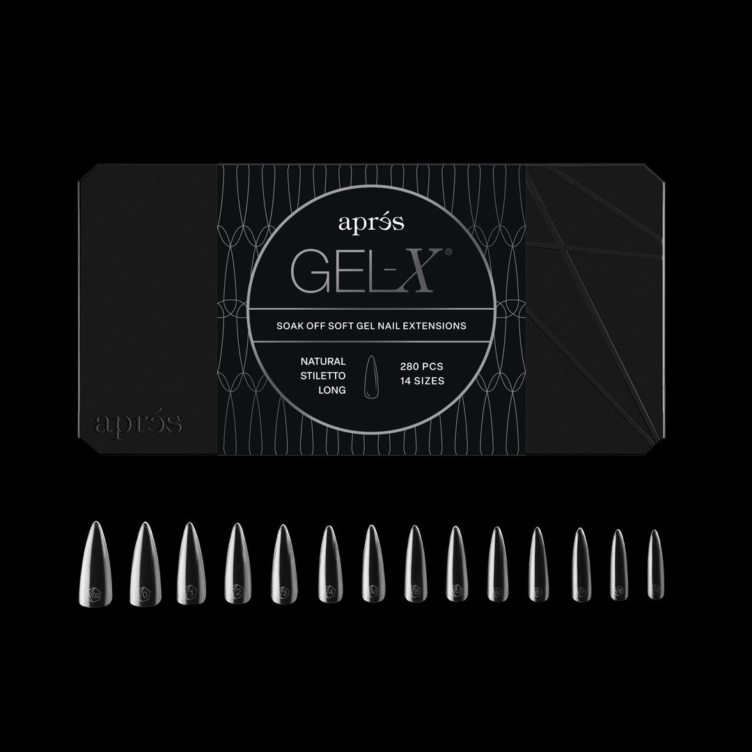 GEL-X® Natural Stiletto Long Box of Tips - Mini (280pcs)