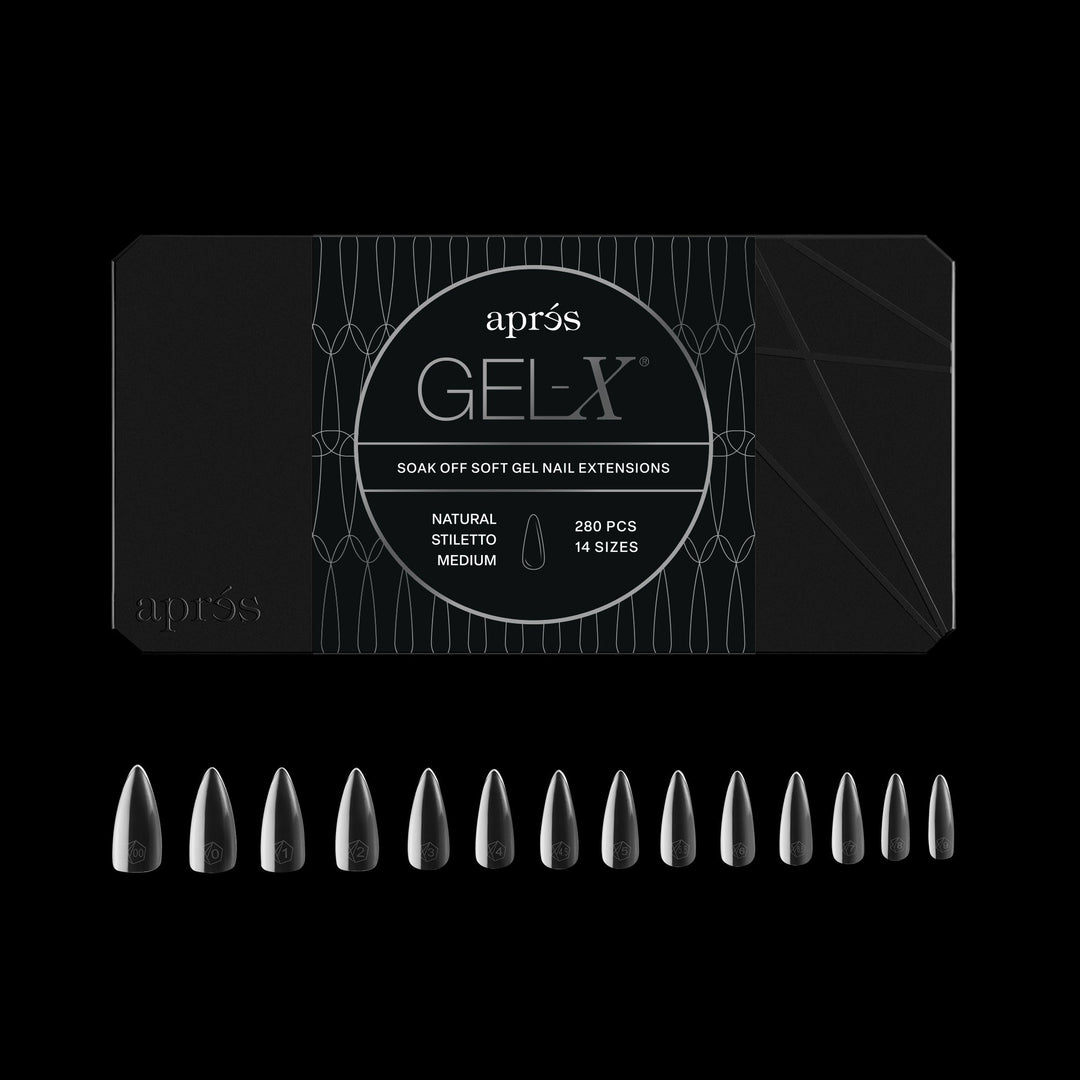 GEL-X® Natural Stiletto Medium Box of Tips - Mini (280pcs)