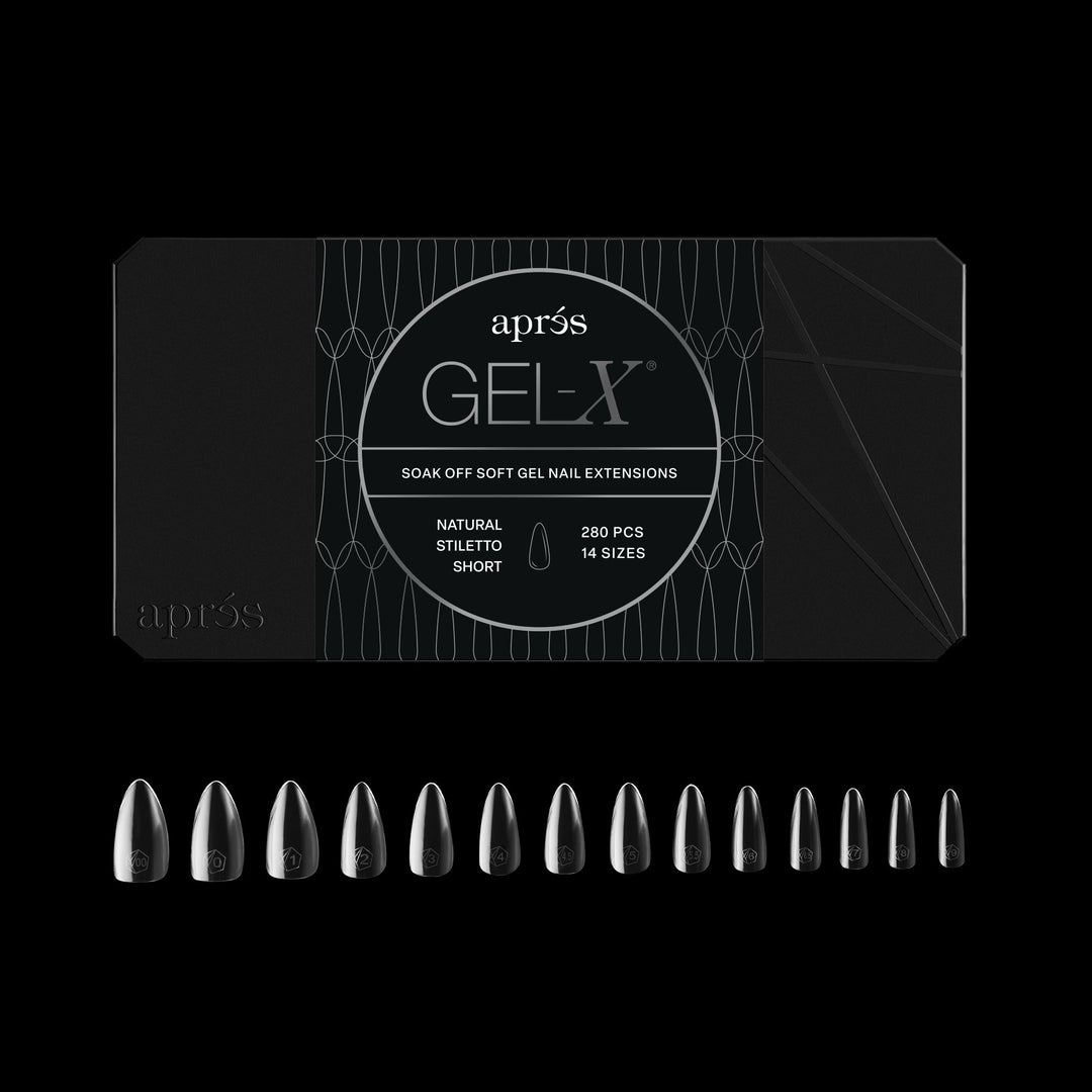 GEL-X® Natural Stiletto Extra Short Box of Tips - Mini (280pcs)