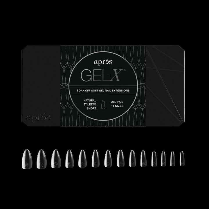 GEL-X® Natural Stiletto Extra Short Box of Tips - Mini (280pcs)