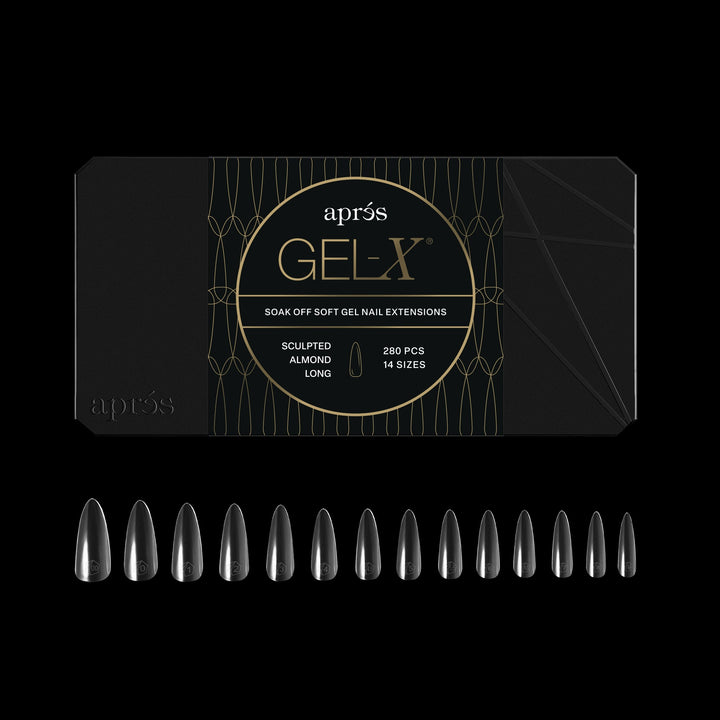 GEL-X® Sculpted Almond Long Box of Tips - Mini (280pcs)