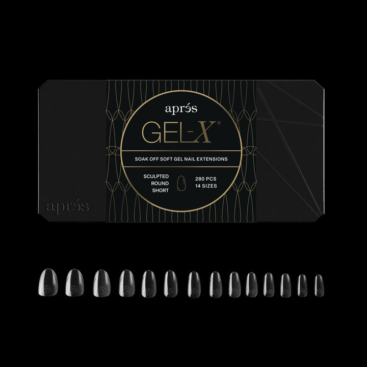 GEL-X® Sculpted Round Short Box of Tips - Mini (280pcs)