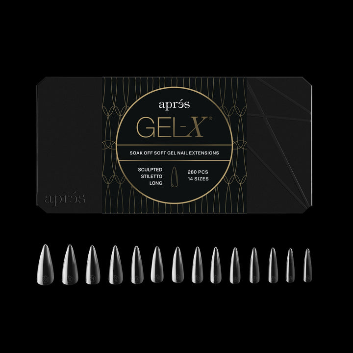 GEL-X® Sculpted Stiletto Long Box of Tips - Mini (280pcs)