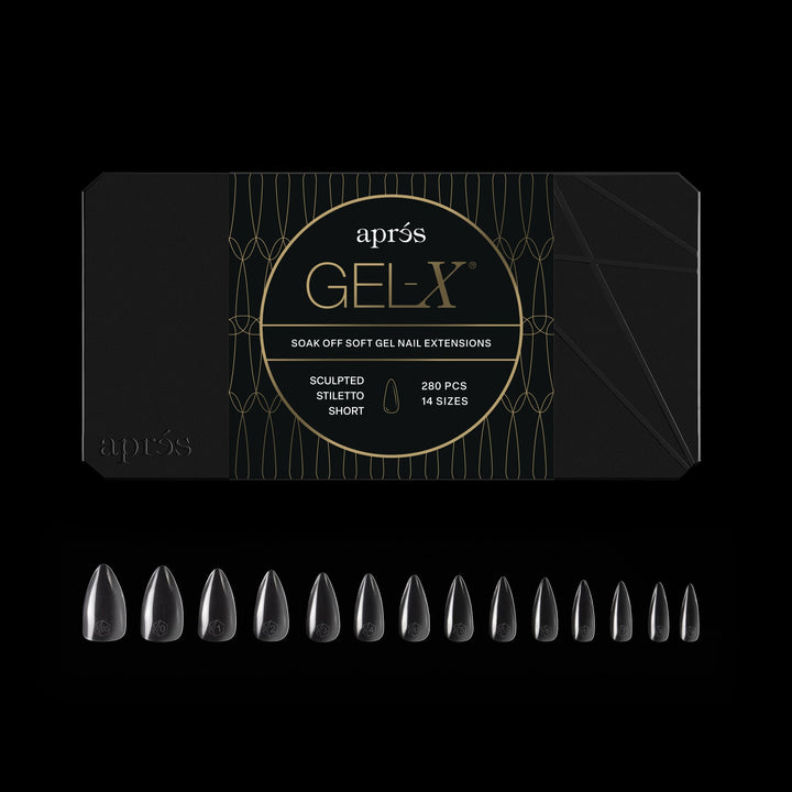 GEL-X® Sculpted Stiletto Short Box of Tips - Mini (280pcs)