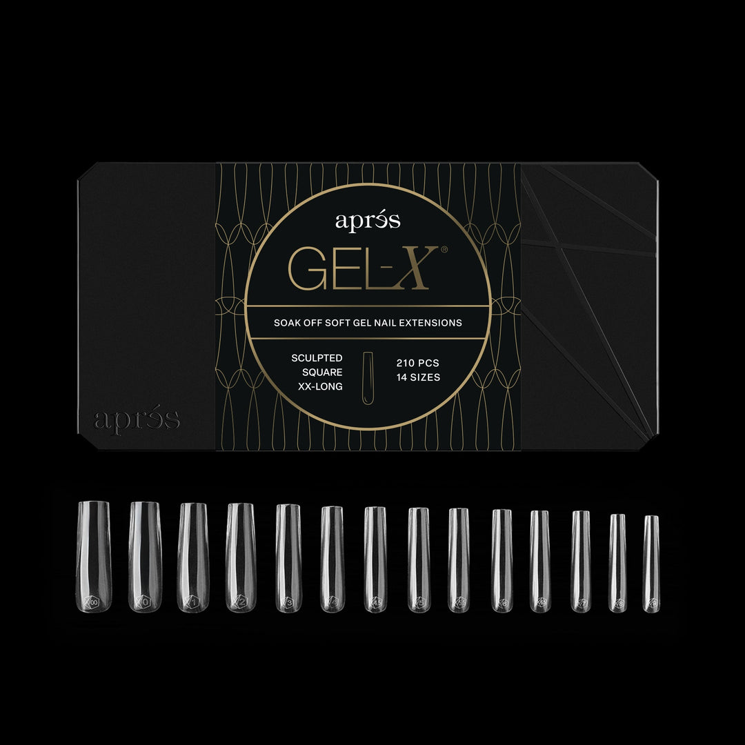 GEL-X® Sculpted Square Extra Extra Long Box of Tips - Mini (210pcs)