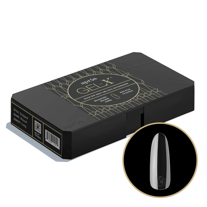 GEL-X® Sculpted Round Long Box of Tips - Pro (600pcs)