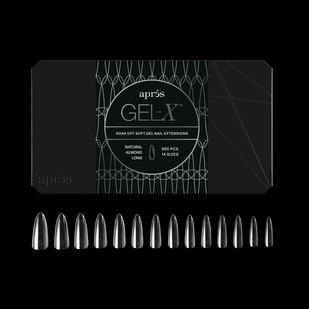 GEL-X® Natural Almond Long Box of Tips - Pro (600pcs)