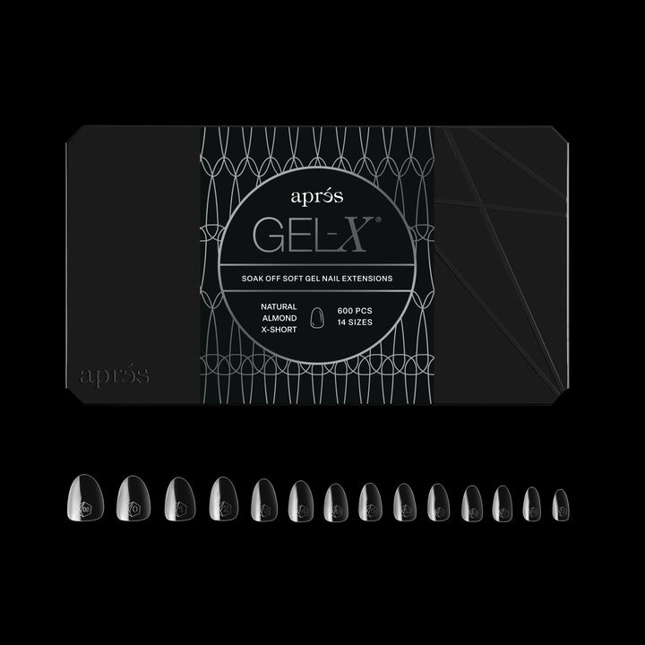GEL-X® Natural Almond Extra Short Box of Tips - Pro (600pcs)