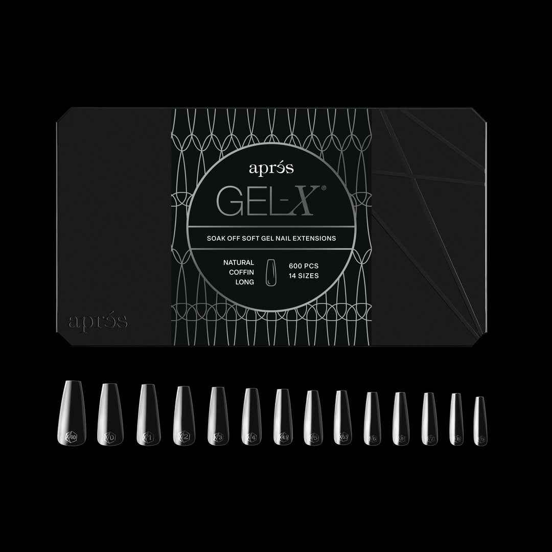 Hộp Móng Giả GEL-X® Tự Nhiên Dáng Coffin Dài - Pro (600 móng)