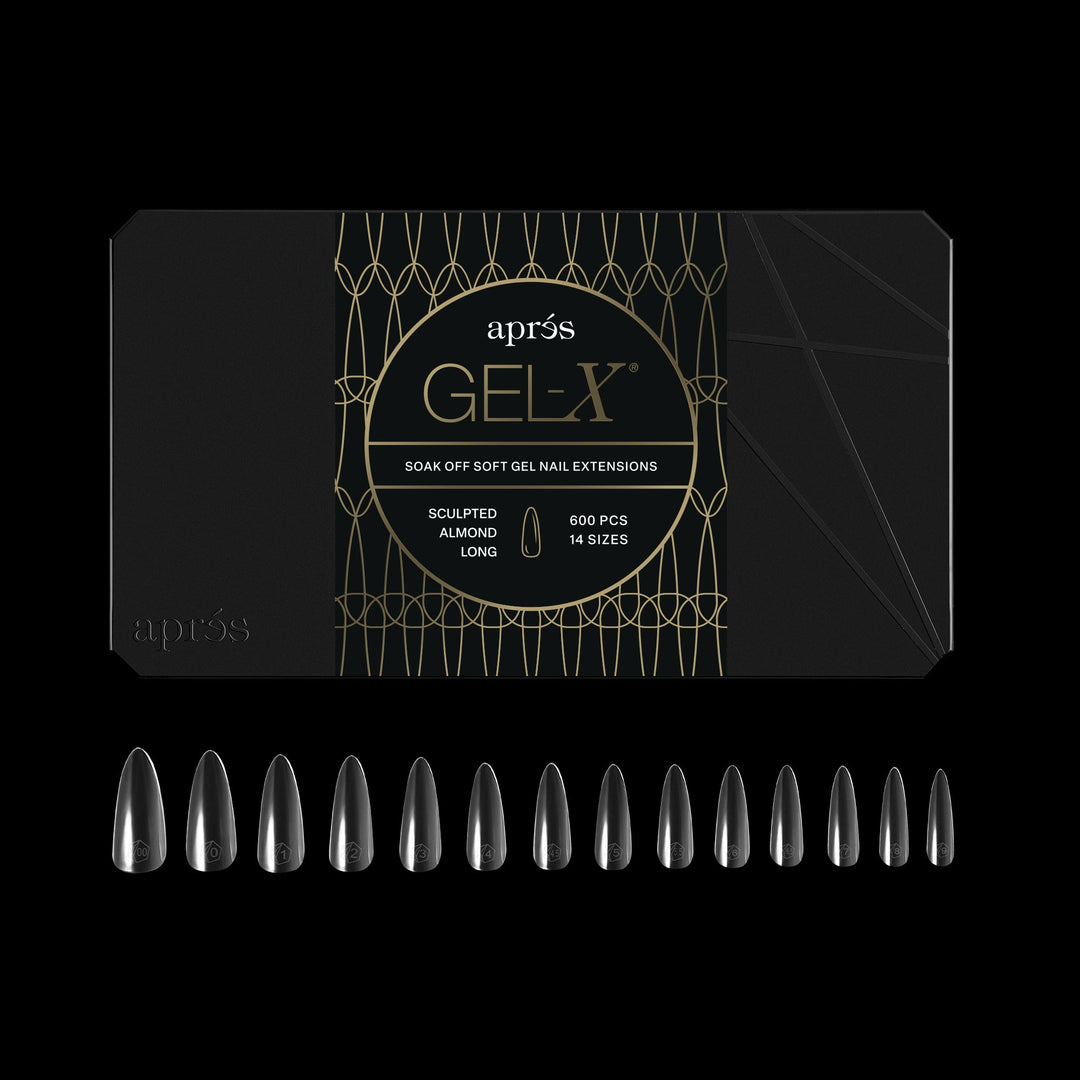 GEL-X® Sculpted Almond Long Box of Tips - Pro (600pcs)