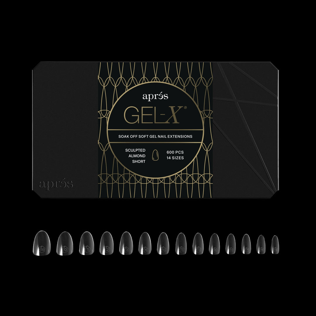 GEL-X® Sculpted Almond Short Box of Tips - Pro (600pcs)
