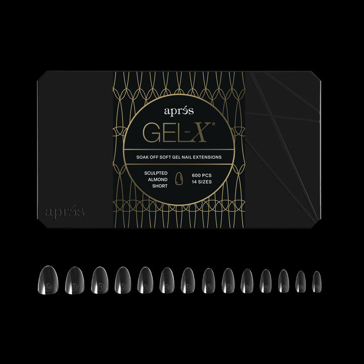 GEL-X® Sculpted Almond Short Box of Tips - Pro (600pcs)