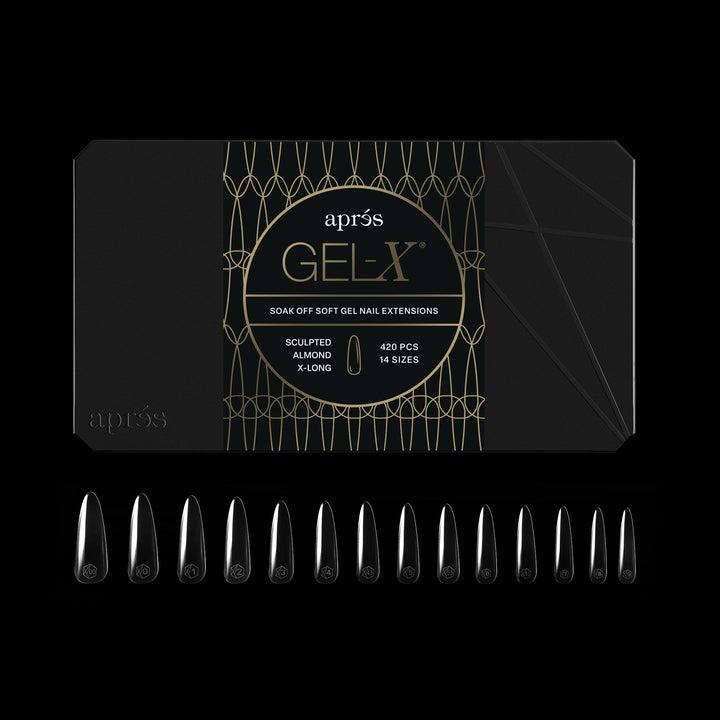 GEL-X® Sculpted Almond Extra Long Box of Tips (420pcs)
