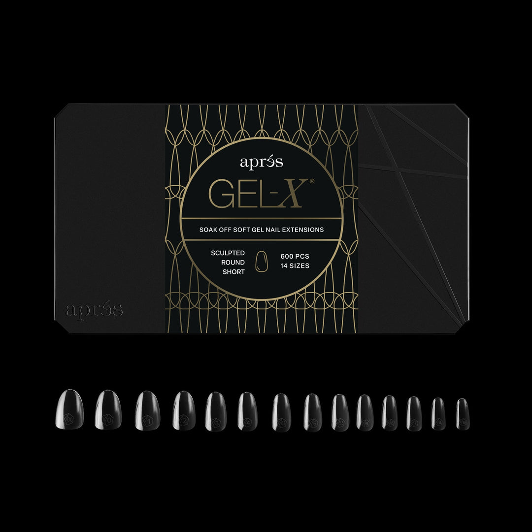 GEL-X® Sculpted Round Short Box of Tips - Pro (600pcs)