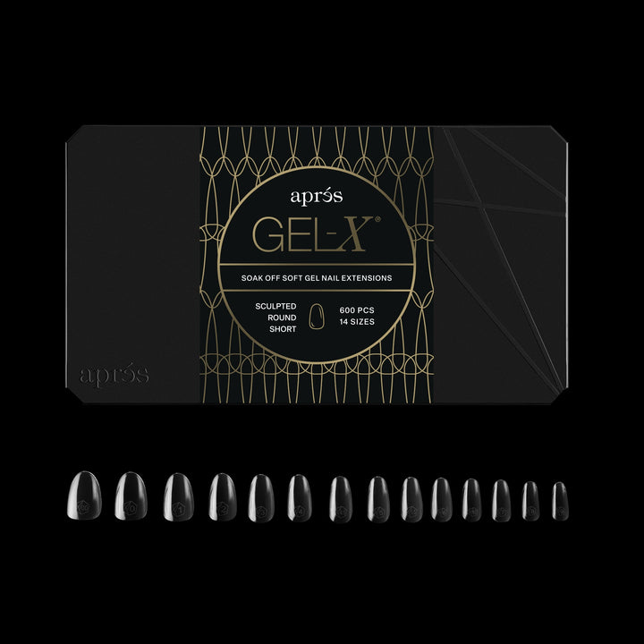 GEL-X® Sculpted Round Short Box of Tips - Pro (600pcs)