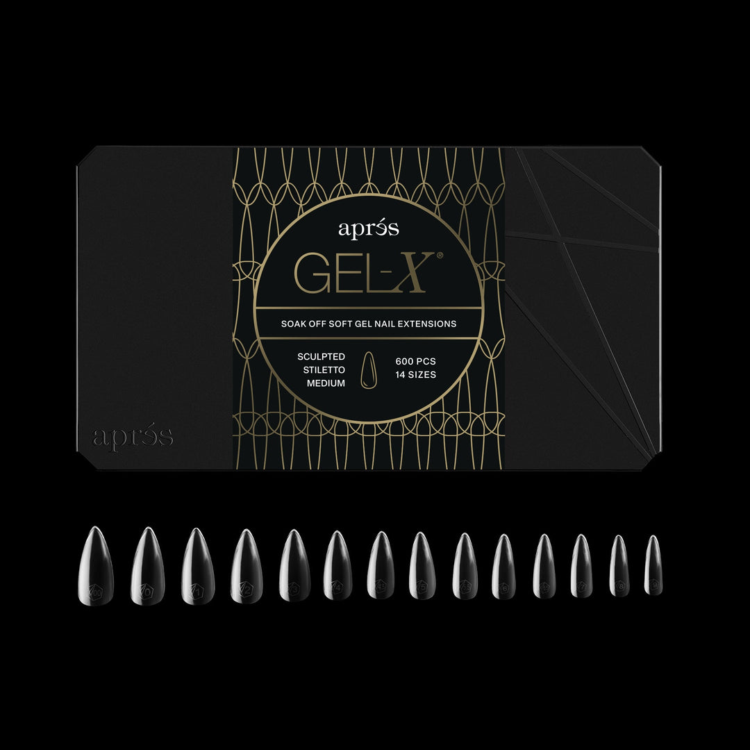 Hộp Móng Giả GEL-X® Sculpted Stiletto Cỡ Vừa - Chuyên Nghiệp (600 móng)
