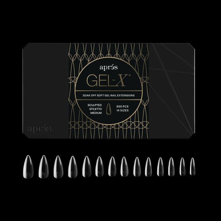 Hộp Móng Giả GEL-X® Sculpted Stiletto Cỡ Vừa - Chuyên Nghiệp (600 móng)