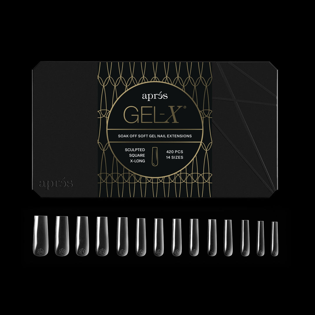 GEL-X® Sculpted Square Extra Extra Long Hộp Móng Giả - Chuyên Nghiệp (420 cái)