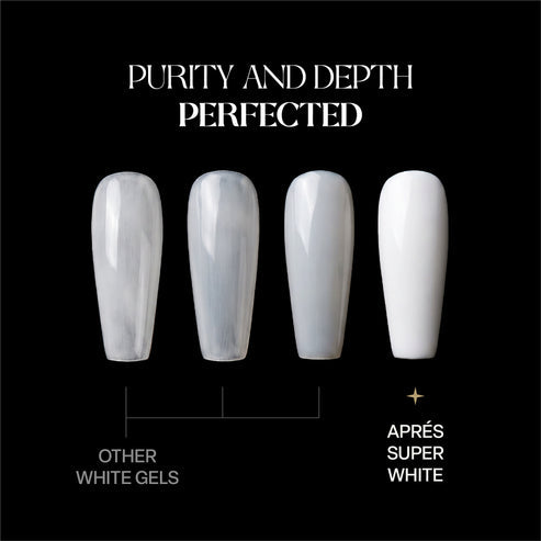 Apres Gel Couleur (HEMA&amp;TPO FREE) - Super White 15ml