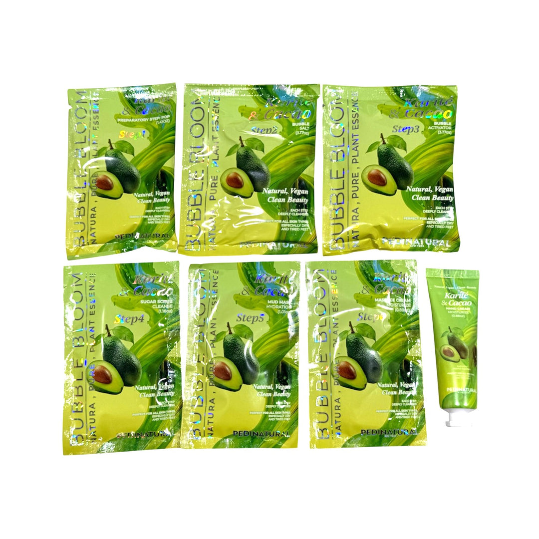 Pedinatural Bubble Bloom Spa Pedicure Kit 7in1 (36boxes/Case)
