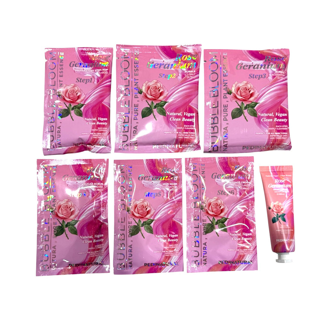 Pedinatural Bubble Bloom Spa Pedicure Kit 7in1
