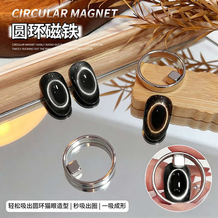 Circular Nail Art Magnet - No Handle