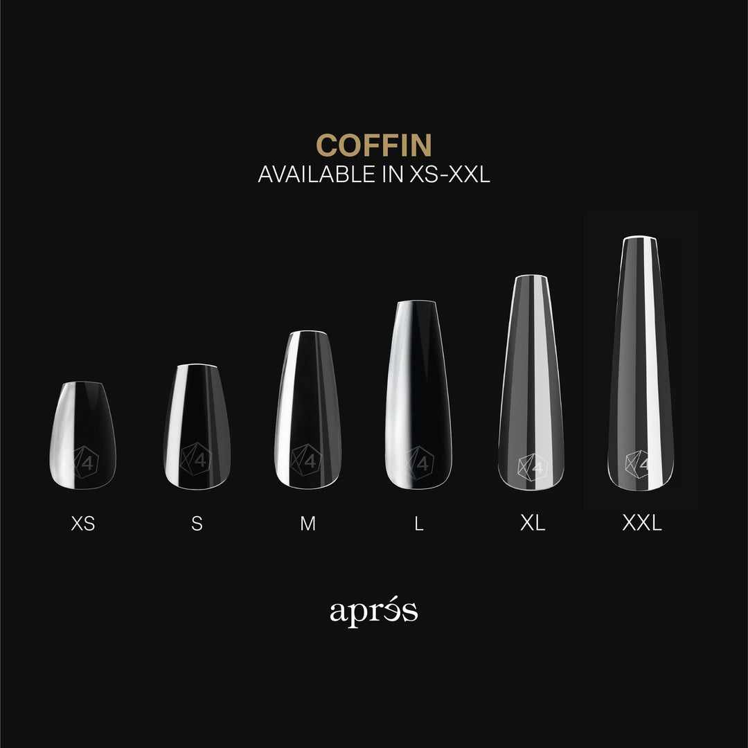 GEL-X® Natural Coffin Extra Short Box of Tips - Mini (280pcs)