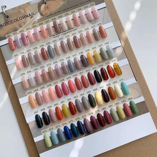 Nail Polish Color Chart Binder | M1 Nail Supply – M1 Nail & Beauty Supply