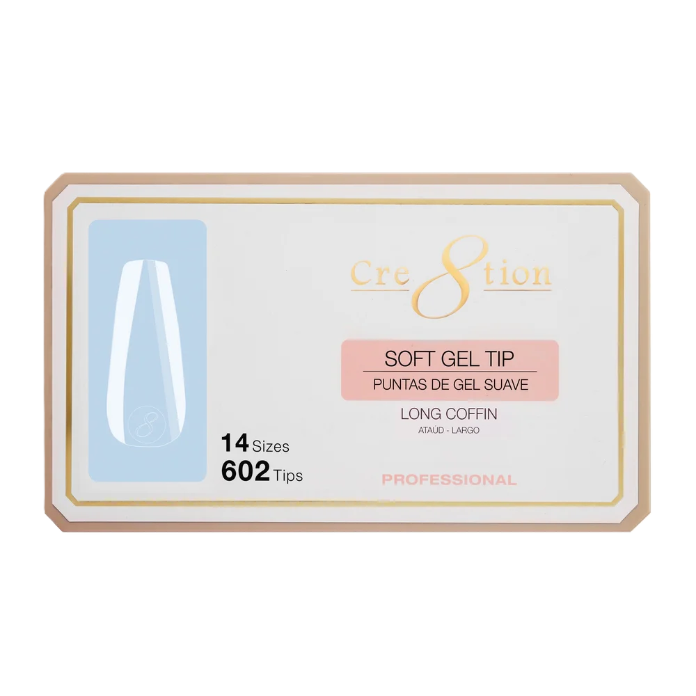 Cre8tion Soft Tips 14 Sizes - Coffin