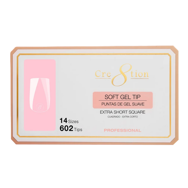 Cre8tion Soft Tips 14 Sizes - Square