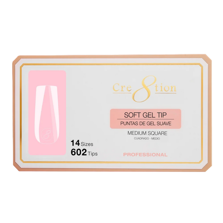 Cre8tion Soft Tips 14 Sizes - Square