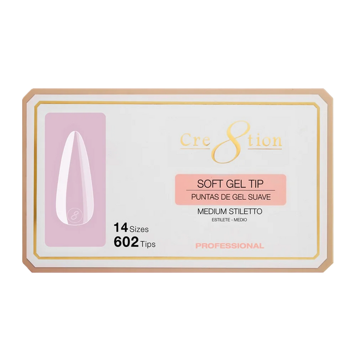 Cre8tion Soft Tips 14 Sizes - Stiletto