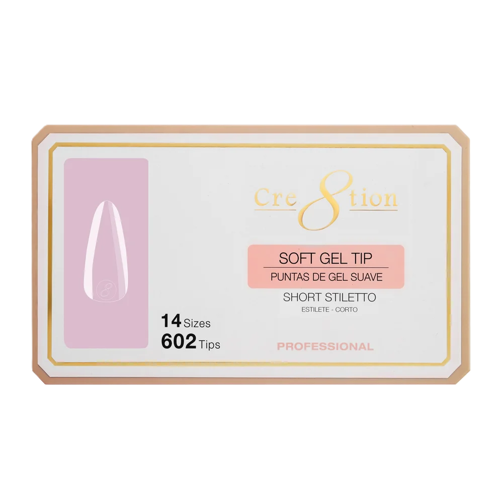 Cre8tion Soft Tips 14 Sizes - Stiletto